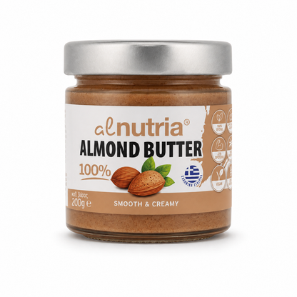 Alnutria 100% Αμυγδαλοβούτυρο 200g από ελληνικά αμύγδαλα